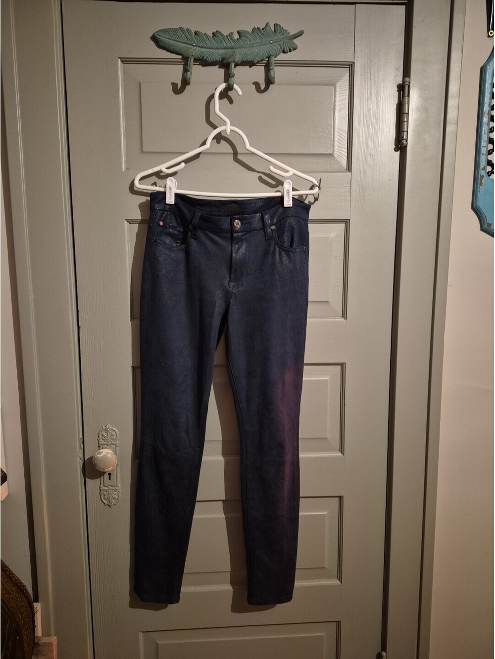 7 For All Mankind Women’s Luxe Snake Print Jeans Size:28